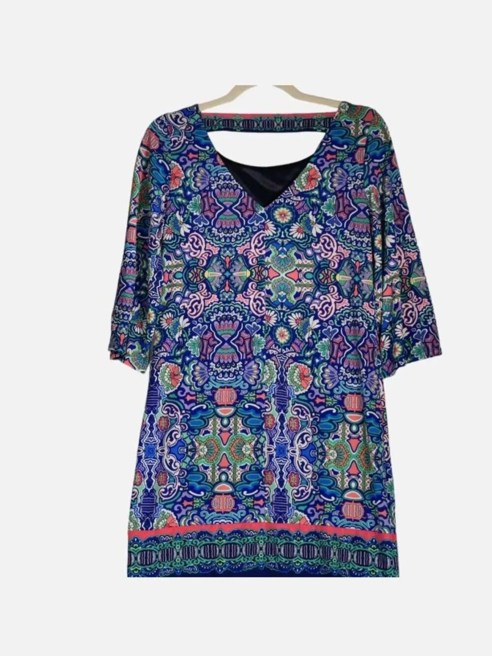 Laundry by Shelli Segal Women's Boho Paisley Print Shift Dress